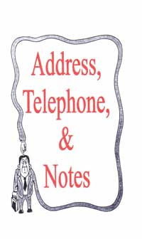 telephone and address book